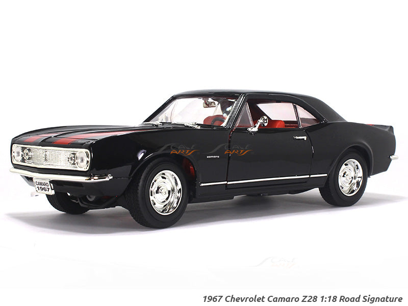 1967 Chevrolet Camaro Z28 black 1:18 Road Signature Yatming diecast scale  model car | Scale Arts India