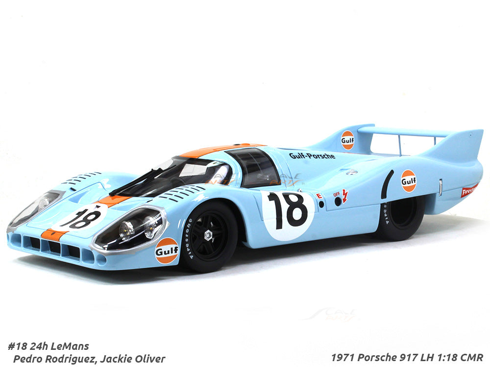 1971 Porsche 917 LH #18 Gulf 1:18 CMR scale model car | Scale Arts