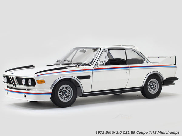 1973 BMW 3.0 CSL E9 Coupe 1:18 Minichamps diecast Scale Model Car