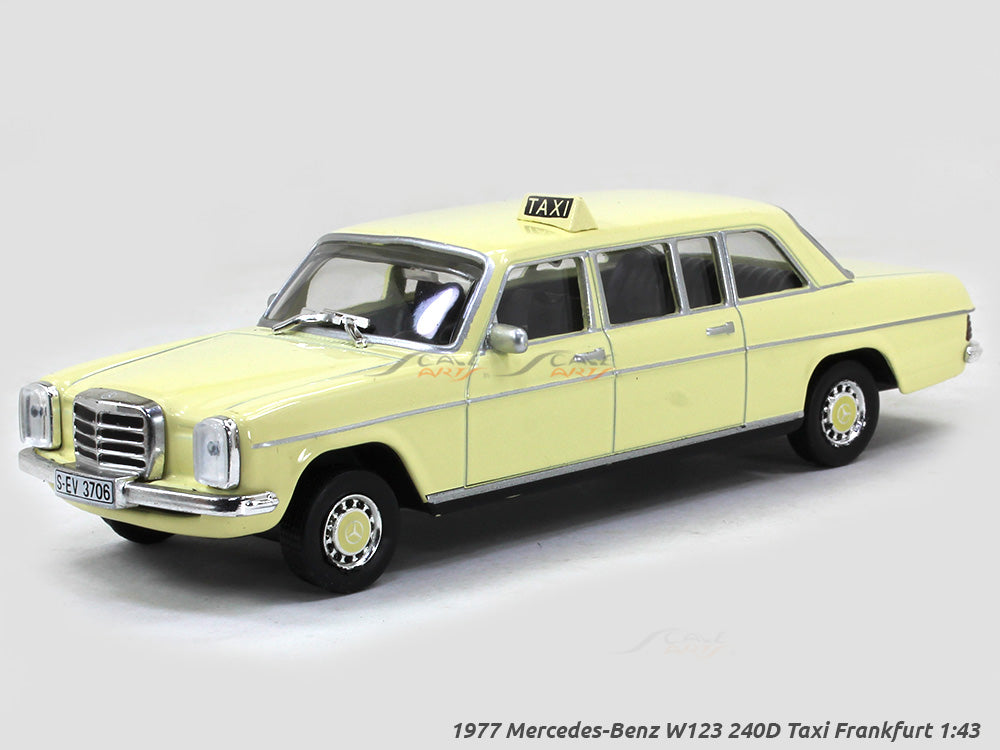 1977 MercedesBenz W123 240D Taxi Frankfurt 143 diecast