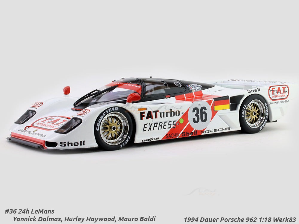 1994 Dauer Porsche 962 24h LeMans 1:18 Werk83 diecast scale model