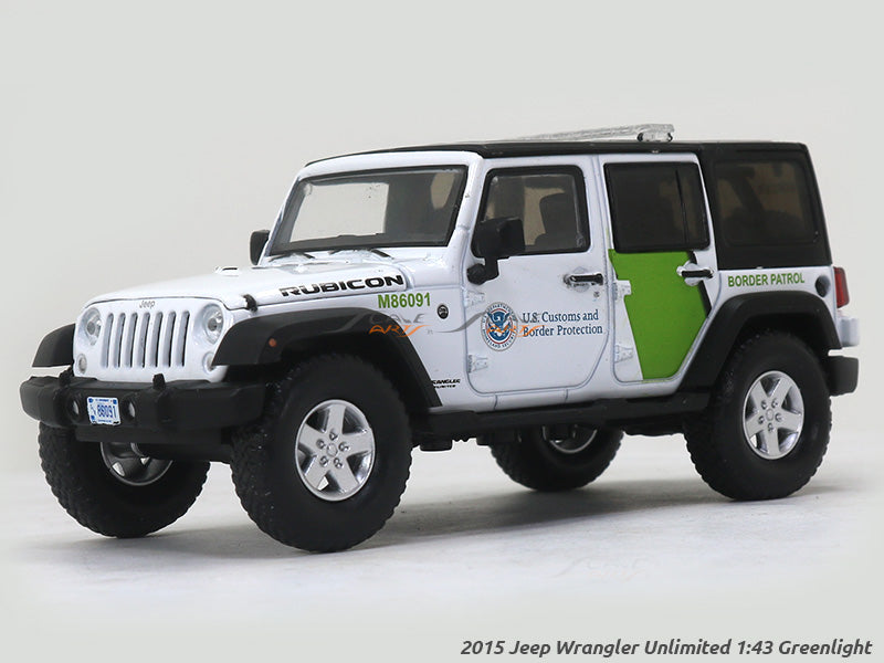 2015 Jeep Wrangler Unlimited 1:43 Greenlight diecast Scale Model car |  Scale Arts India