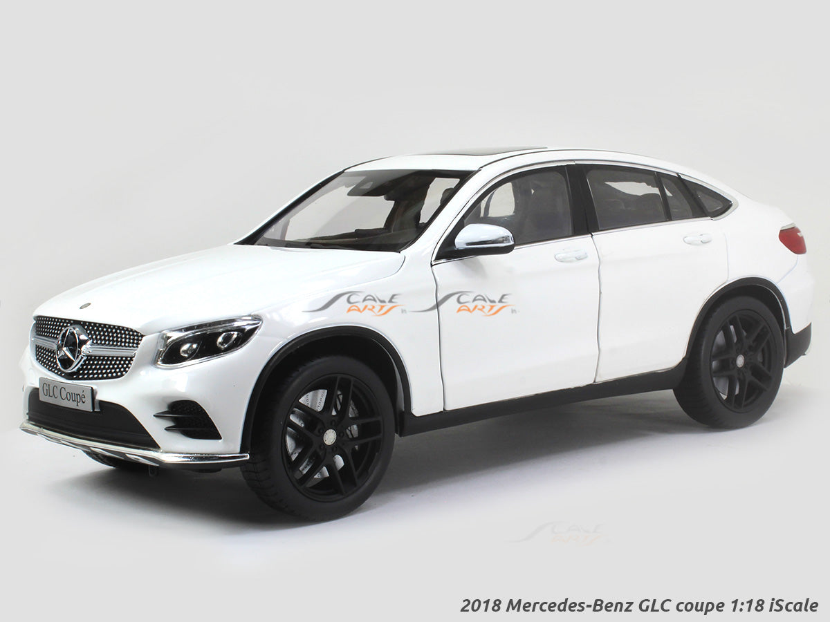 18 Mercedes Benz Glc Coupe White 1 18 Iscale Diecast Scale Model Car Scale Arts India