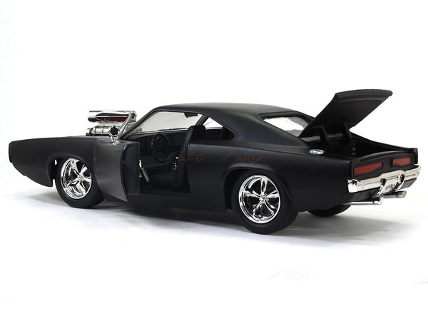 Dom's Dodge Charger matte Fast & Furious 1:24 Jada diecast Scale Model car  | Scale Arts India