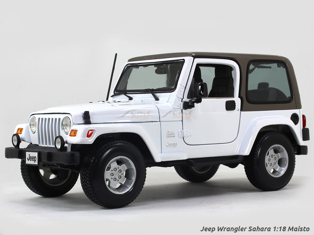 Jeep Wrangler Sahara 1:18 Maisto diecast Scale Model car | Scale Arts India