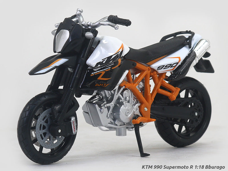 Ktm 990 Supermoto R 1 18 Bburago Diecast Scale Model Bike Scale Arts India