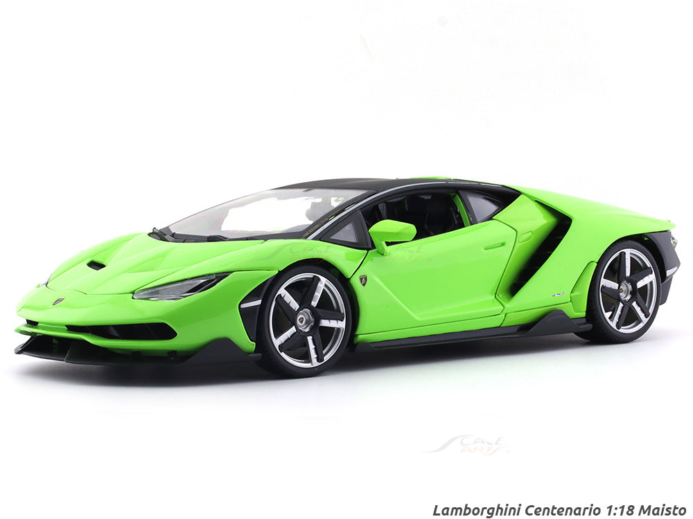 Lamborghini Centenario green 1:18 Maisto diecast Scale Model car | Scale  Arts India