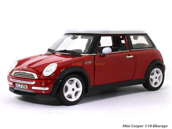 Mini Cooper 1:18 Bburago diecast scale model car | Scale Arts India