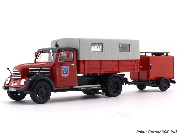 Robur Garant 30K Fire Truck 1:43 diecast scale model collectible