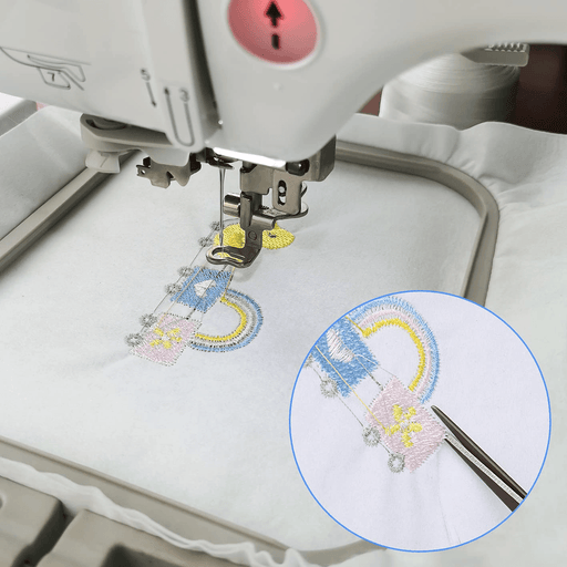 Fusible Iron-on Embroidery Backing Stick Protect - 7 x 7 — Simthread -  High Quality Machine Embroidery Thread Supplier