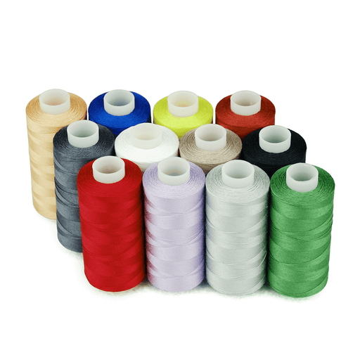 Simthread 12 Colors All Purposes Cotton Quilting Thread for Piecing Sewing  Appliqué Embroidery etc