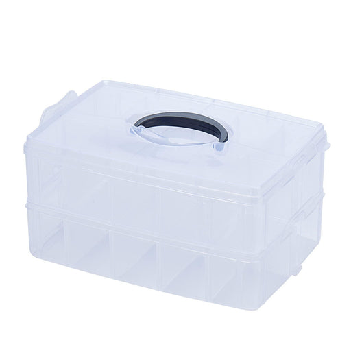 3 Layers Empty Plastic Box for Thread Storage