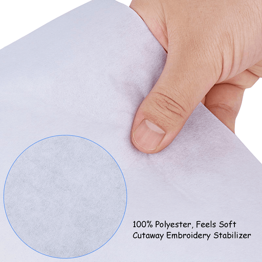 Embroidery Stitch Covering Soft Fusible Fabric Protect Skin From