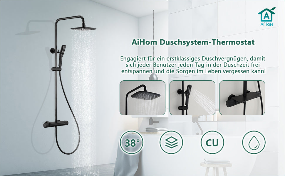 AiHom Thermostat Duschsäule