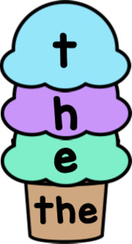 Ice Cream Editable Sight Word Activity A Dab Of Glue Will Do