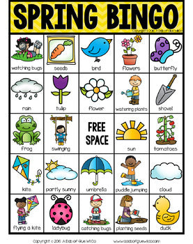 Spring bingo images