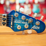 Music Man Axis quilted Balboa blue burst