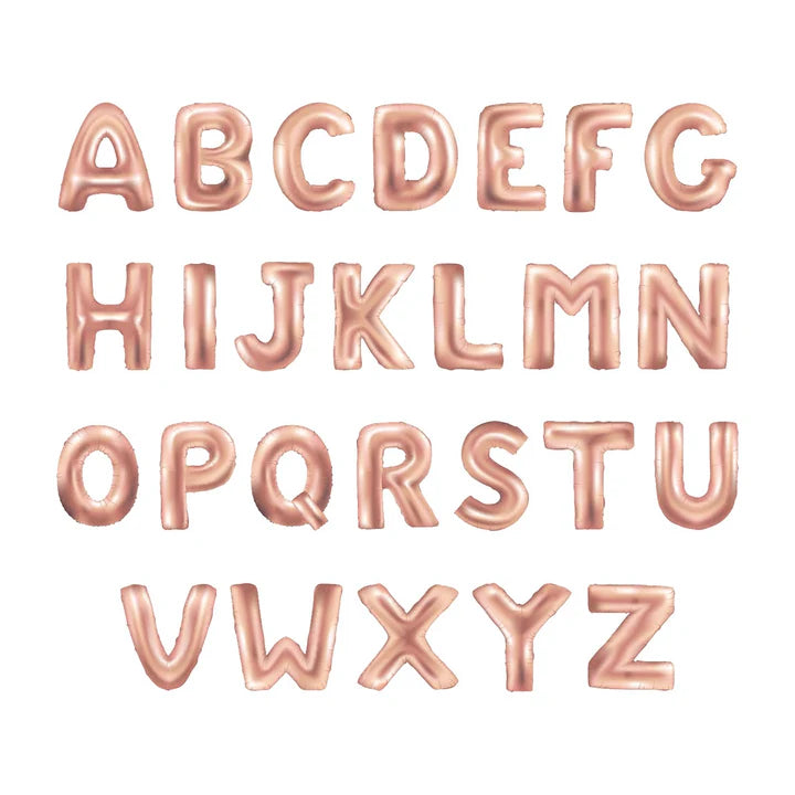 Ballon de l'alphabet en lettres Rosé
