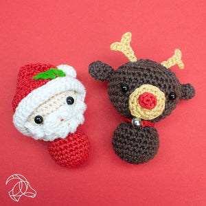 Mini Santa Man DIY Crochet Kit - Sealed with a Kiss
