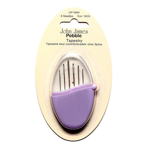 John James - 2 Plastic Children's Sewing Needles - Various Colours