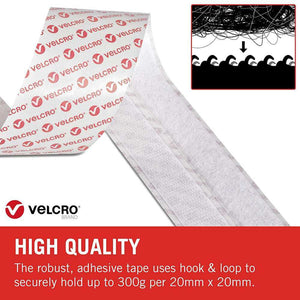 VELCRO Heavy Duty Stick on Tape (Black)