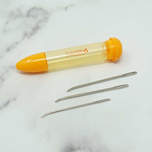 Clover Darning Needles with Latch Hook Eye - Product Review for Weaving in  Ends