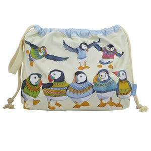 Emma Ball - Drawstring Bag - Kittens in Mittens