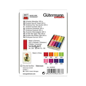  Gutermann Thread Set, Multi-Colour, 100m