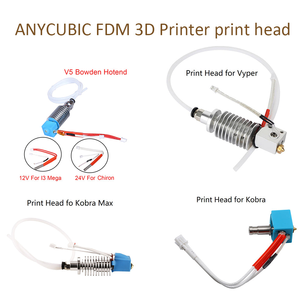 ANYCUBIC FDM 3D PRINTE PRINT HEAD HOTEND NOZZLE KIT