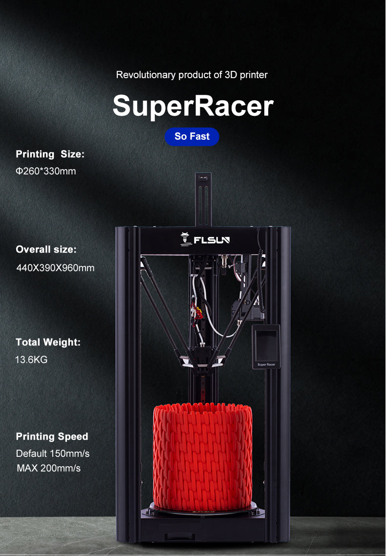 FLSUN SR Super Racer 3D printer