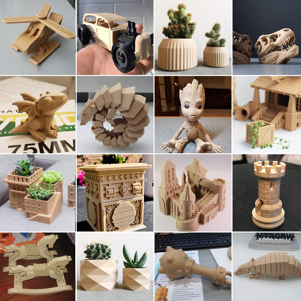 Wood filament