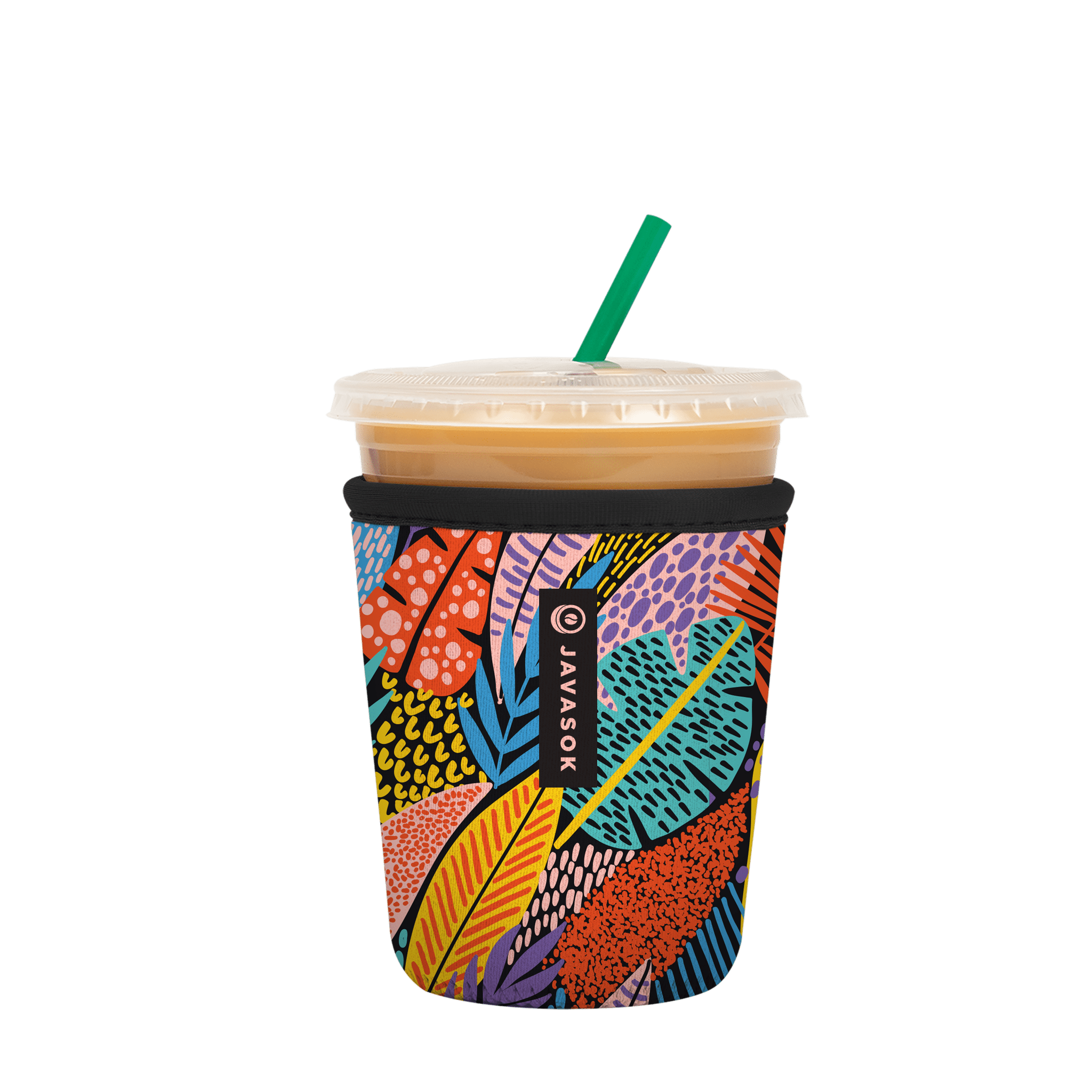 SoHo Iced Coffee Cup with Lid and Straw Caffeinated Mom Fuel - Encased