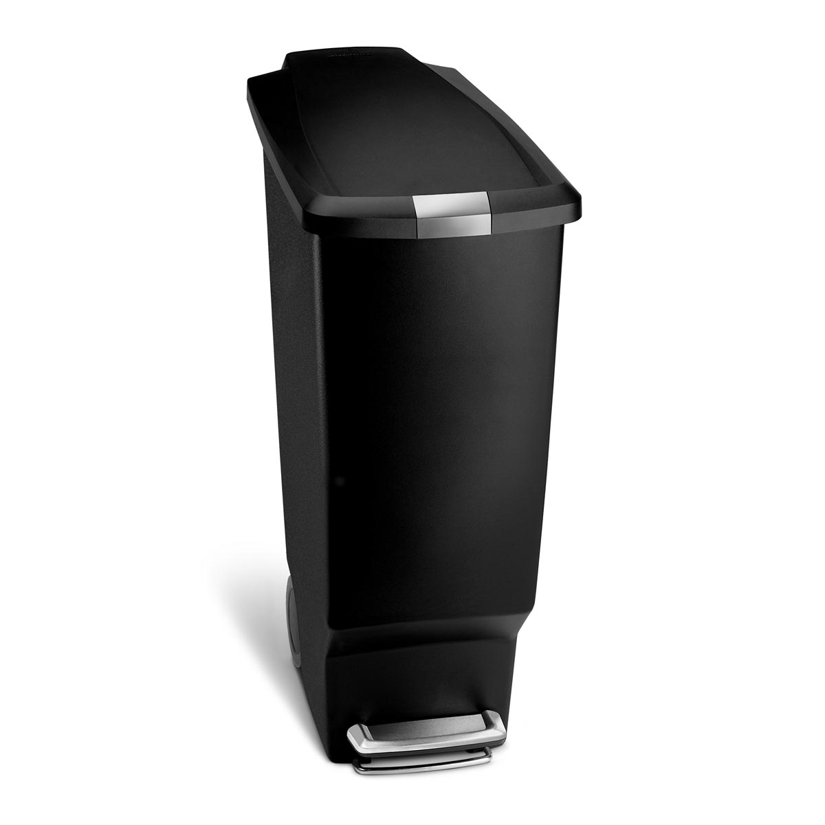 simplehuman 40L slim plastic step can product support