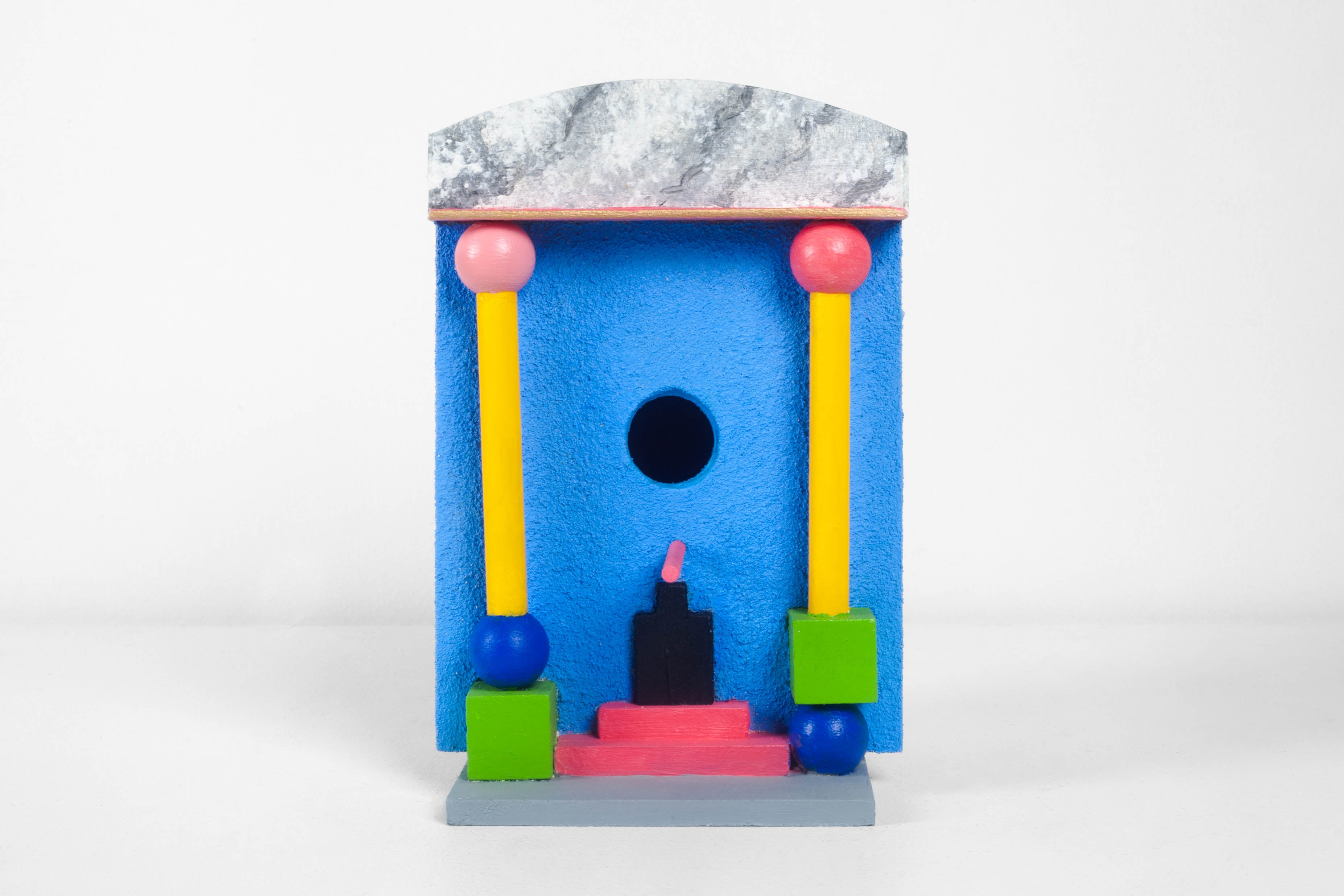 PHXgallery Blue Birdhouse by Jason Sargenti