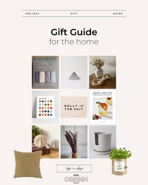 New Origin Shop 2022 Gift Guide for The Home