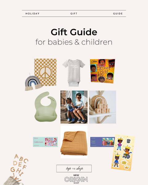 New Origin Shop 2022 Gift Guide for Babies and Children