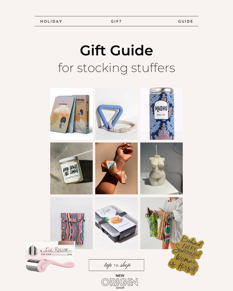 New Origin Shop 2022 Gift Guide for Stocking Stuffers