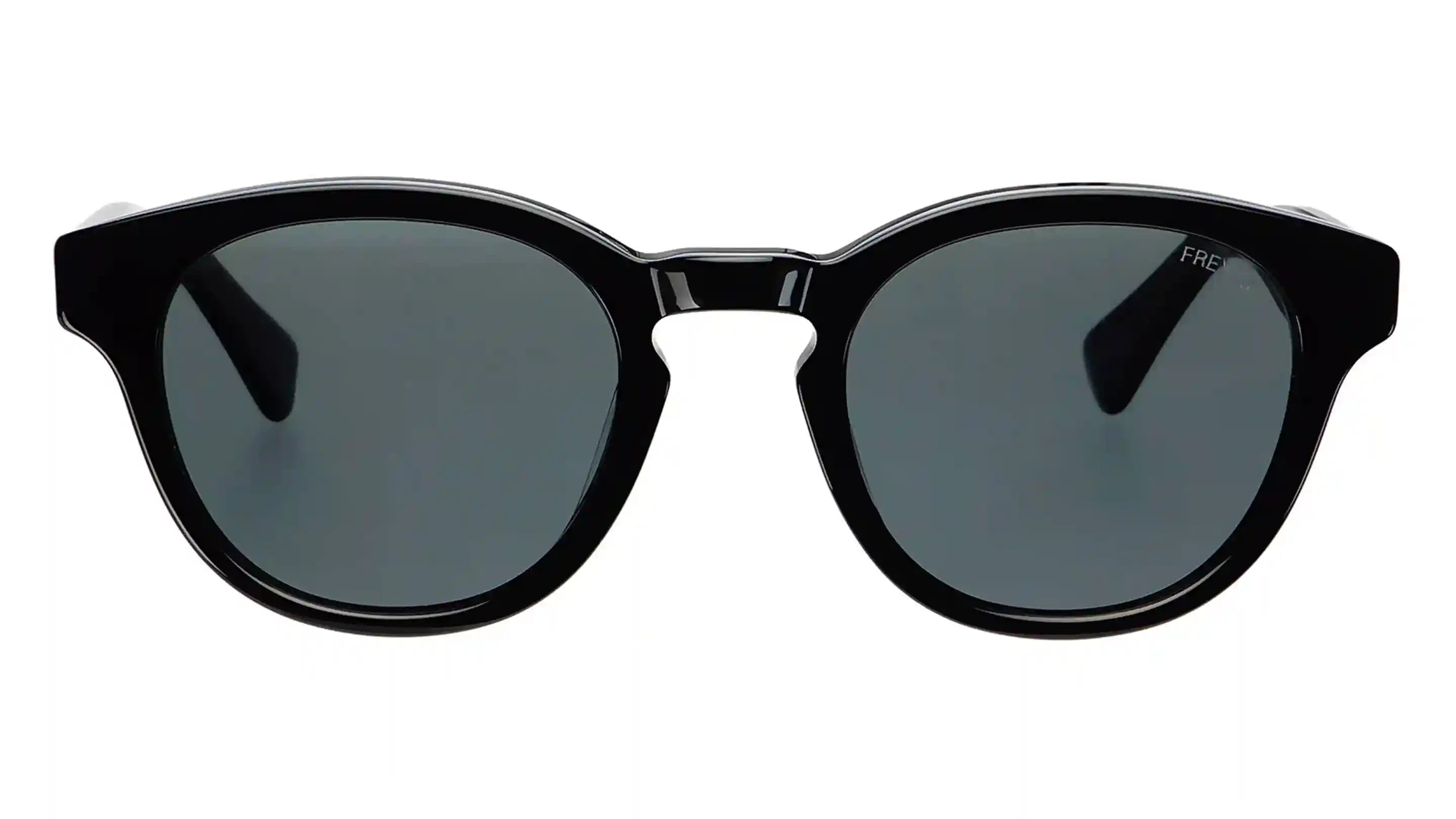 A pair of black sunglasses