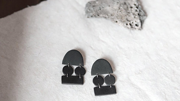 Meet The Maker - Shop Uh-Huh - Black Earrings