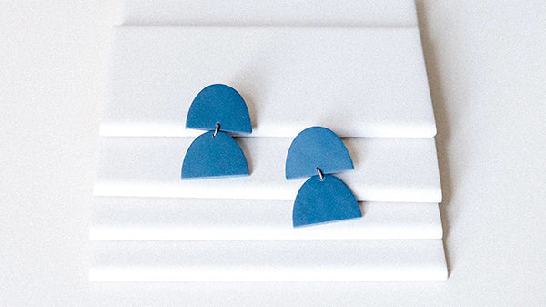 Meet The Maker - Shop Uh-Huh - Blue Earrings