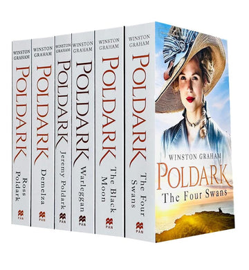 Poldark Series by Winston Graham Books 1-6 - Fiction - Paperback - St Stephens Books