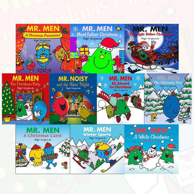 Mr Men Christmas 10 Books Collection By Roger Hargreaves - St Stephens Books