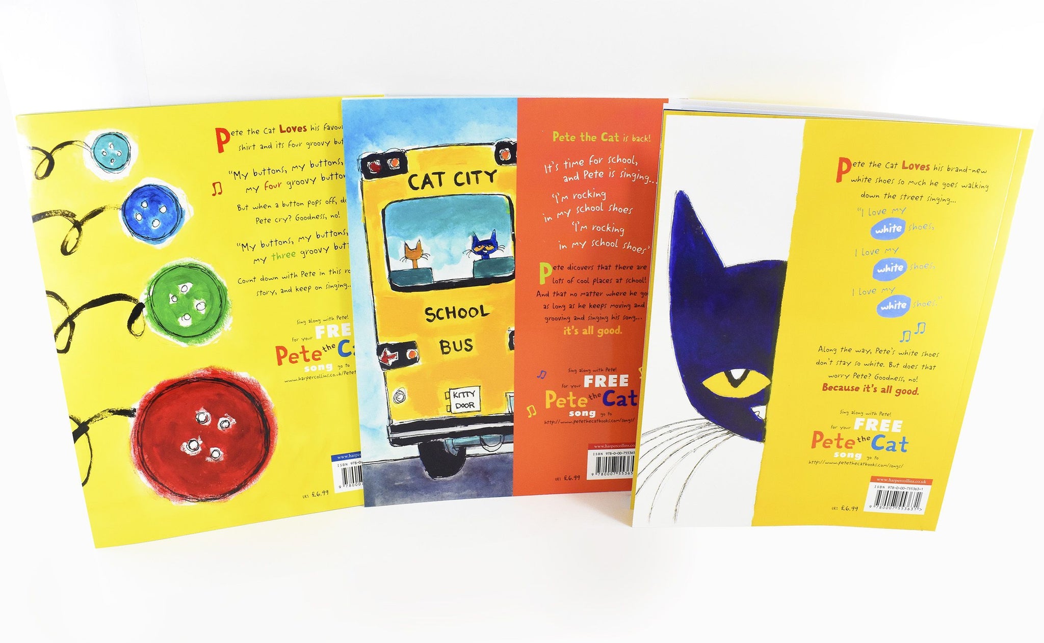 The Pete the Cat Series 3 Books Collection Set By Eric Litwin - Ages 3+ -  Paperback | St Stephens Books