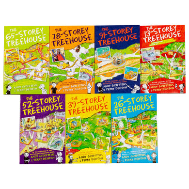 13 Storey Treehouse 7 Books Children Collection Paperback By Andy Griffiths - St Stephens Books