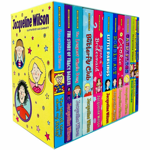 Jacqueline Wilson 12 Books Children Collection Paperback Gift Pack Box Set - St Stephens Books
