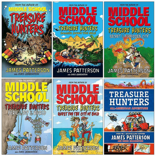 Middle School Treasure Hunters 6 Books Children Collection Paperback B – St  Stephens Books