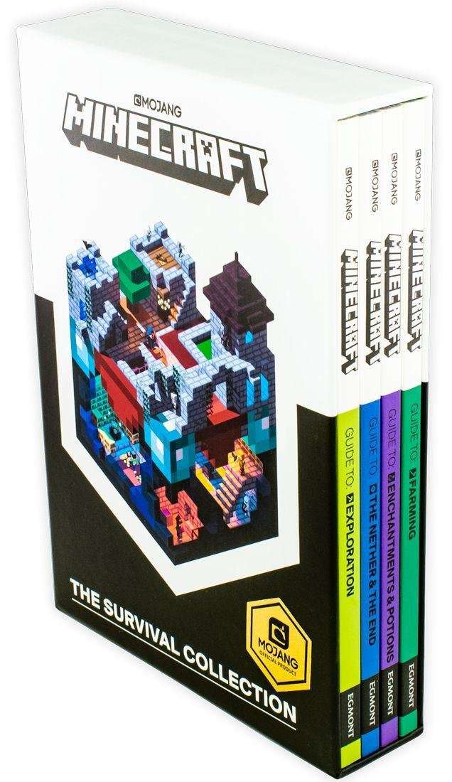 Minecraft Survival Series 4 Books Children Collection Paperback Box Set St Stephens Books