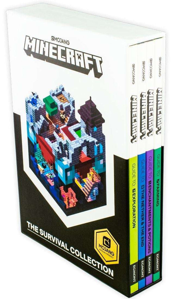 Minecraft Survival Series 4 Books Children Collection Paperback Box Set
