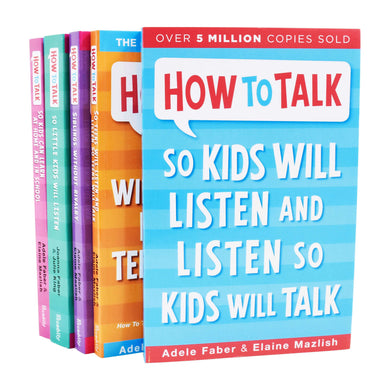 Non-Fiction - How To Talk Series 5 Books Set By Adele Faber & Elaine Mazlish - Non Fiction - Paperback