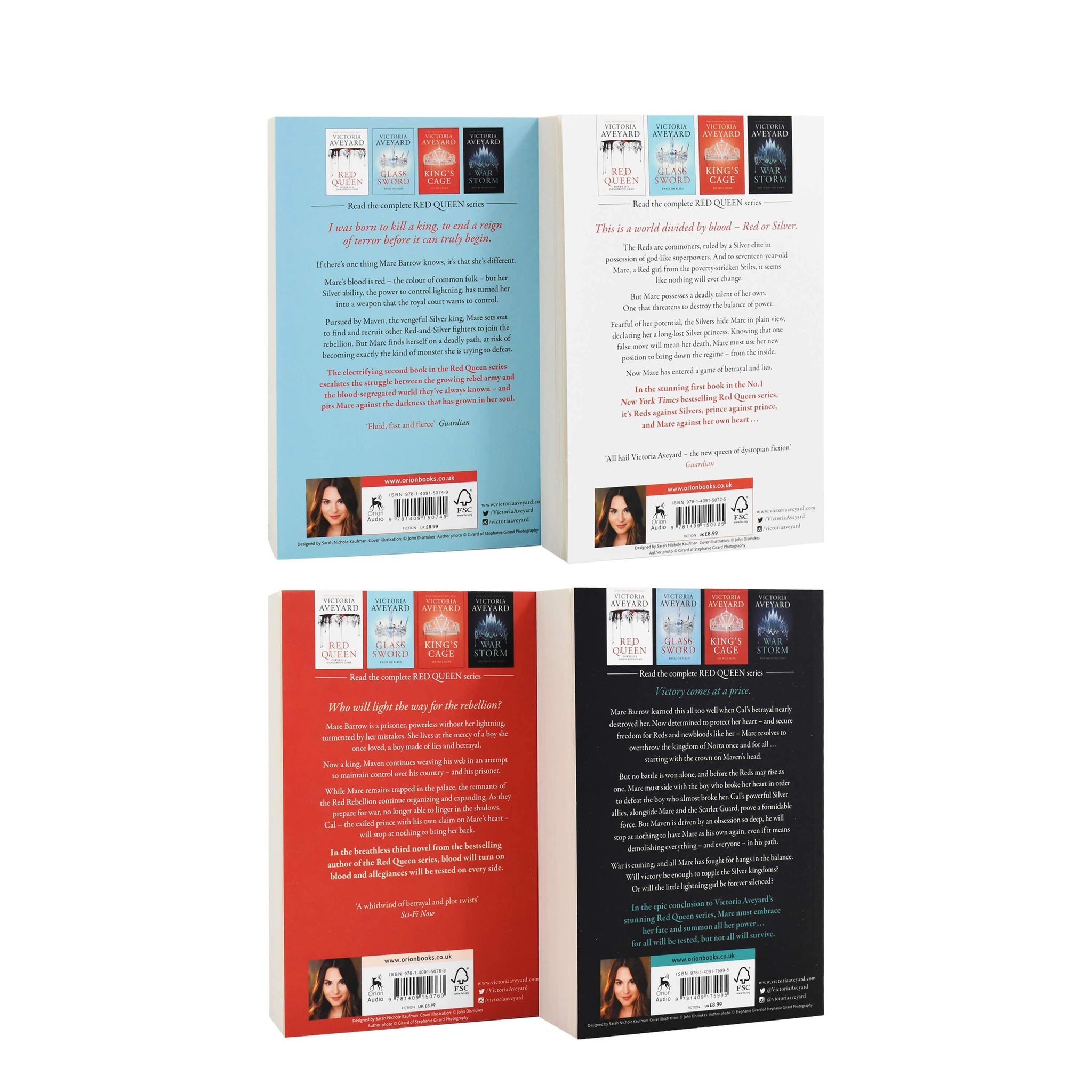 Fradrage farvning Lære udenad Victoria Aveyard Red Queen 4 Books by Victoria Aveyard - Paperback | St  Stephens Books